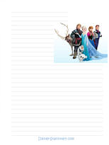 Frozen Stationery