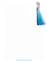 Frozen Stationery