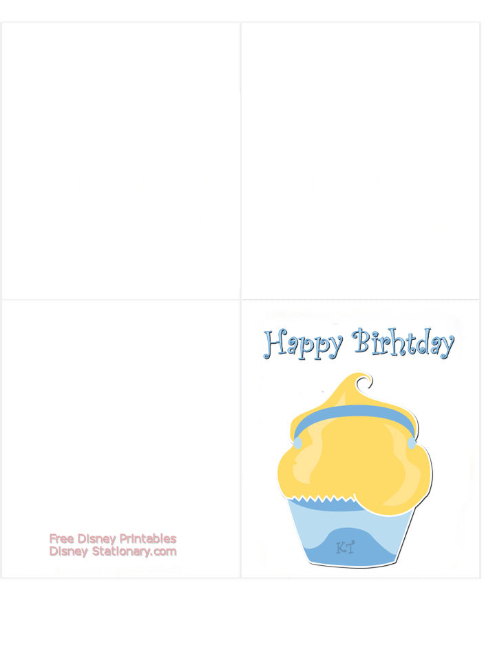 ºoº Free Printable Disney Birthday Greeting Cards