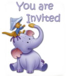 Birthday Lumpy and Roo Cookie Invite<