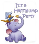 Lumpy Hefalump Birthday Invitation
