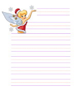 TinkerBell Christmas Stationery