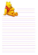 Pooh Bear Stationery