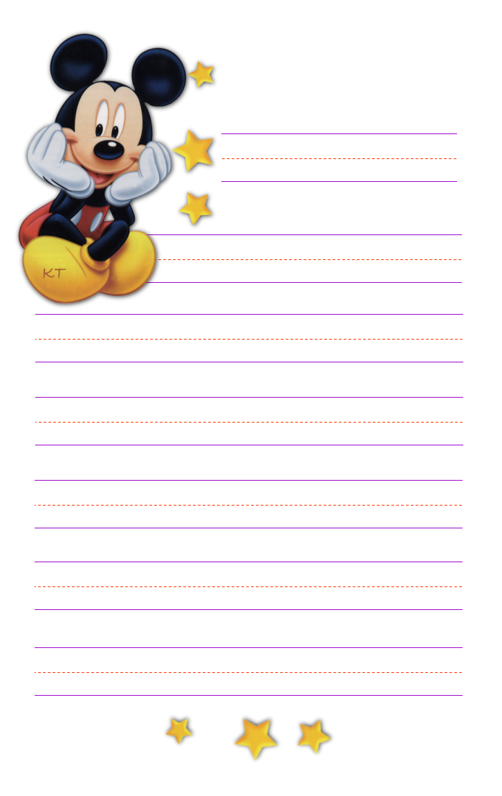 DisneyStationary Free Disney s Mickey Mouse Cartoon Printable Kid Print Stationery