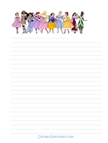 Princesses Stationery