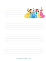 Princesses Stationery