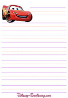 Cars Stationery