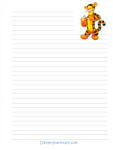 Easter Egg Tigger Stationary